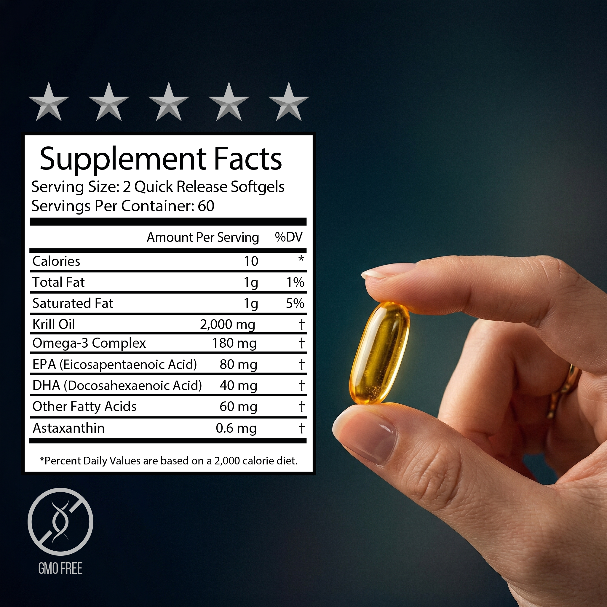 SANURA WELL Antarctic Krill Oil 2000mg – Omega-3 Complex