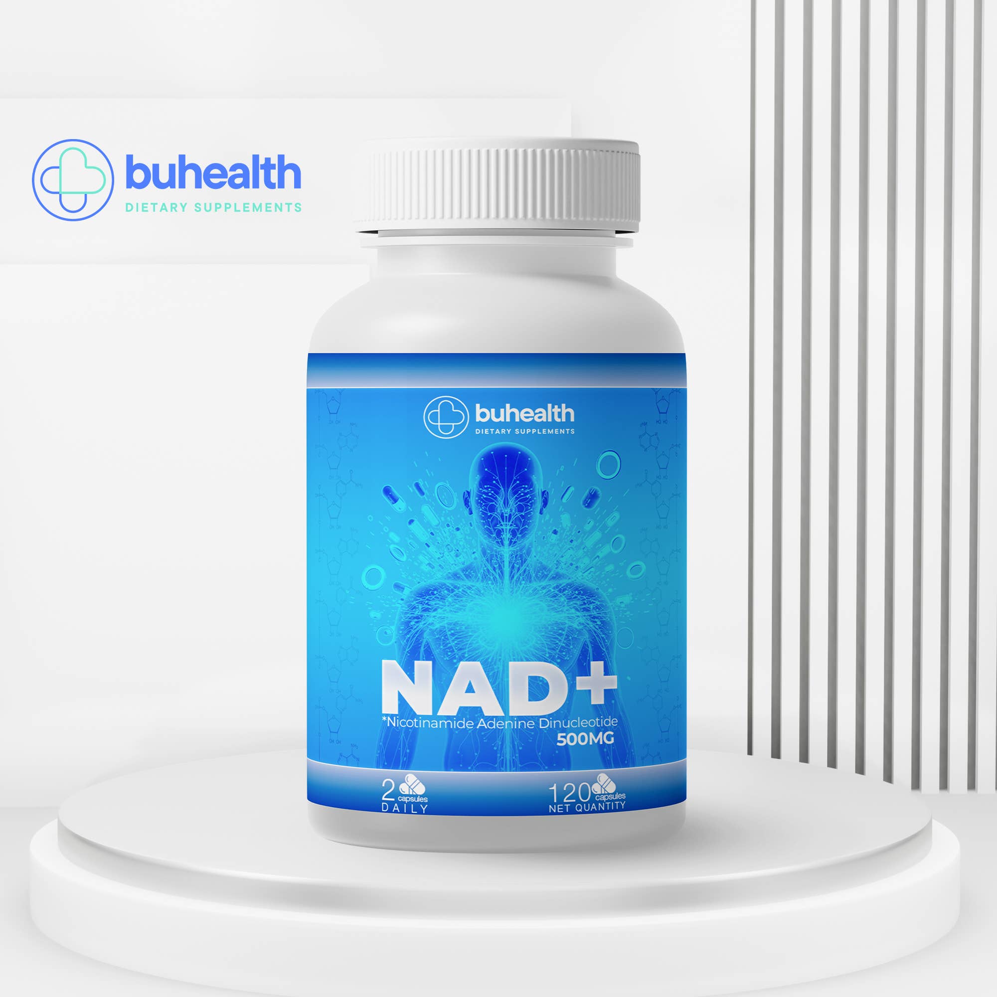 NAD+ 500 mg Capsules | Nicotinamide Adenine Dinucleotide