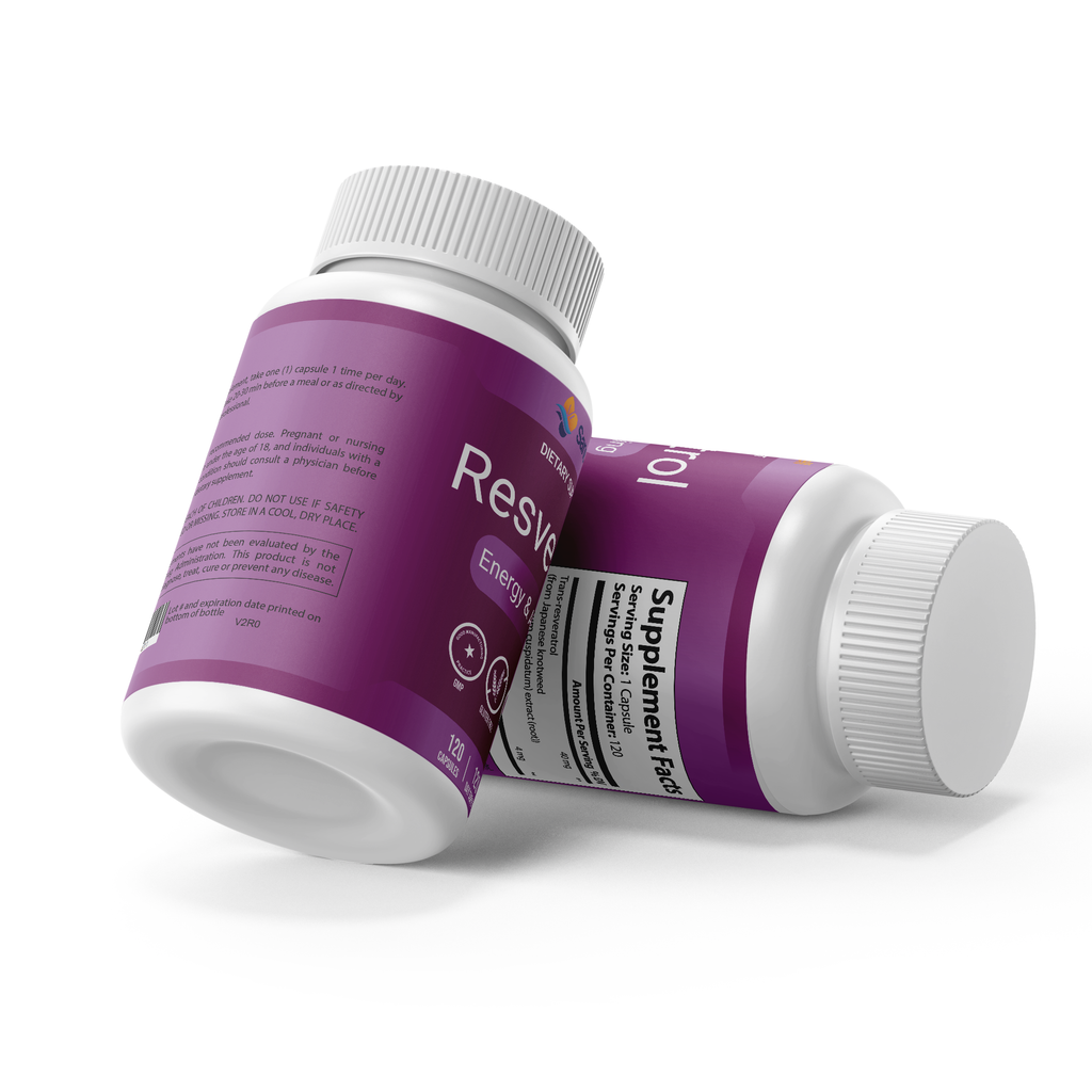 SANURA WELL Resveratrol 120 Capsules Anti-Aging&Energy