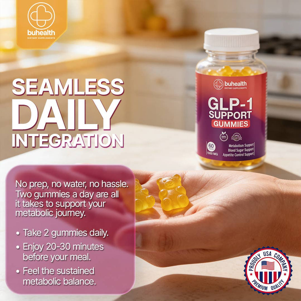 GLP-1 Support Gummies – 60 Count & 1000 mg