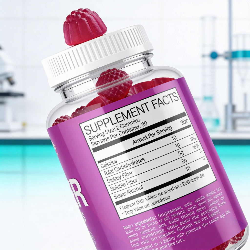 Fiber Gummies – Digestive Support, 1000 mg, 60 Counts