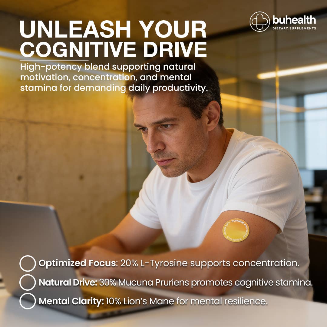 Dopamine Patches – 30 Wellness Patches | Mood Support&Focus