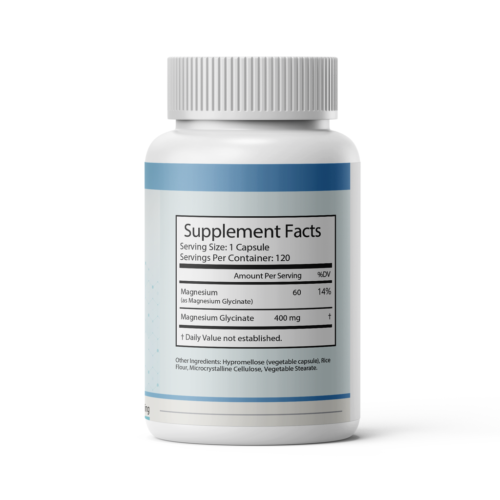 Sanura Well Magnesium Glycinate 400mg – Highly Absorbable