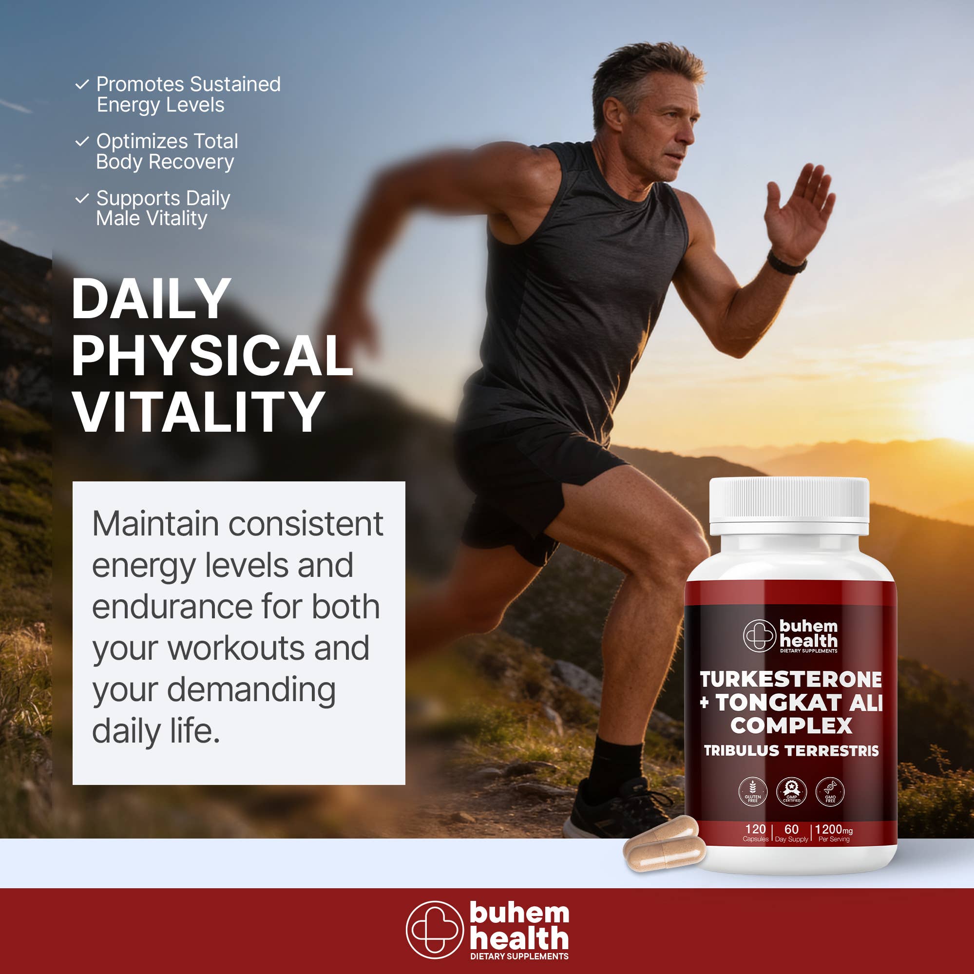 BuHealth Turkesterone Tongkat Ali with Tribulus Terrestris