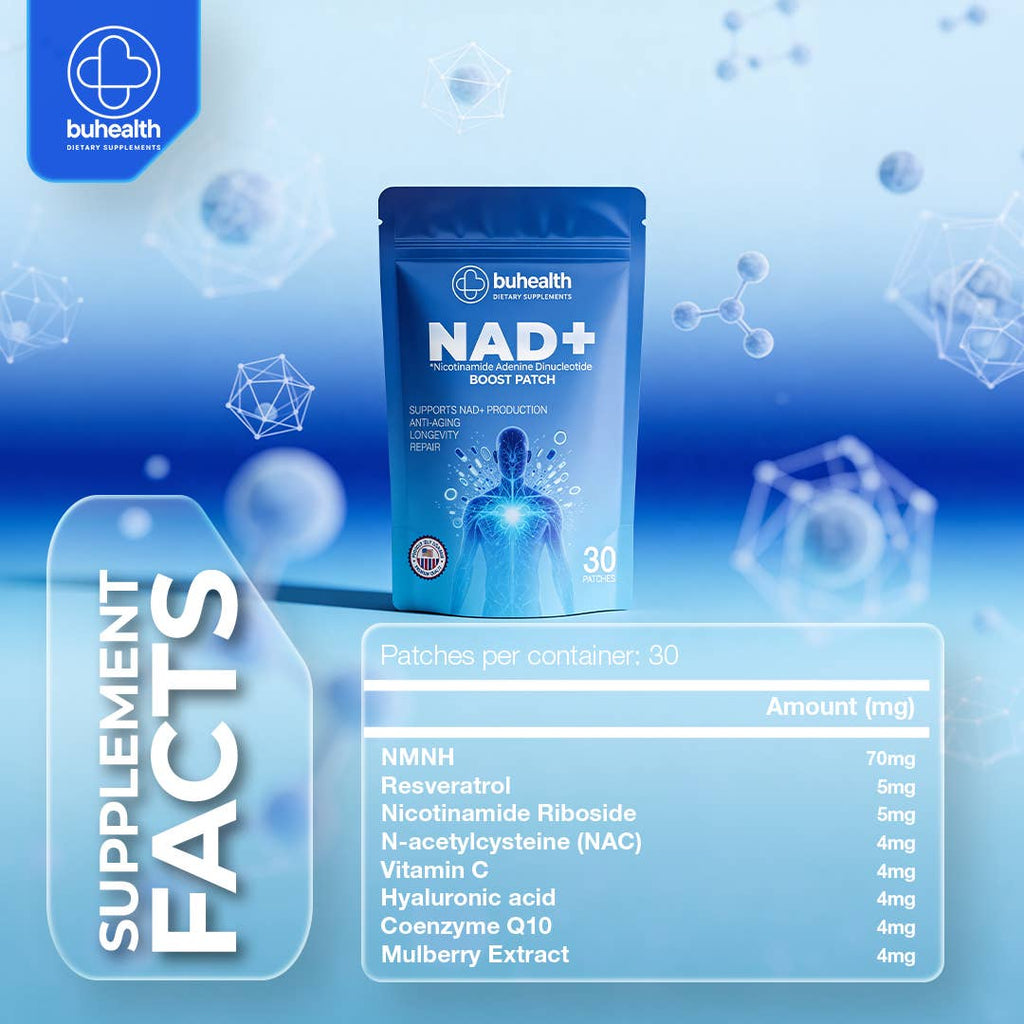 NAD+ Boost Patch – High Potency Longevity Formula