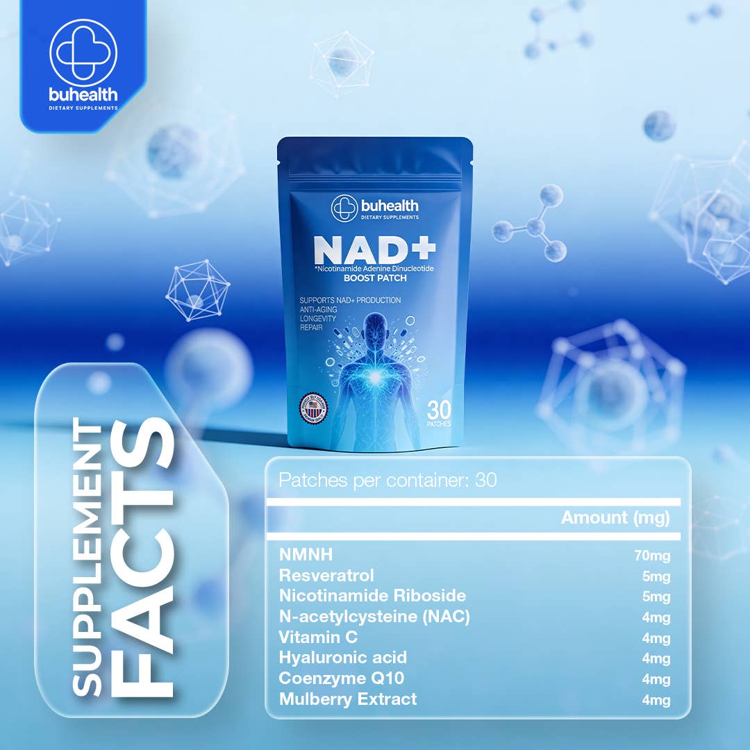NAD+ Boost Patch – High Potency Longevity Formula