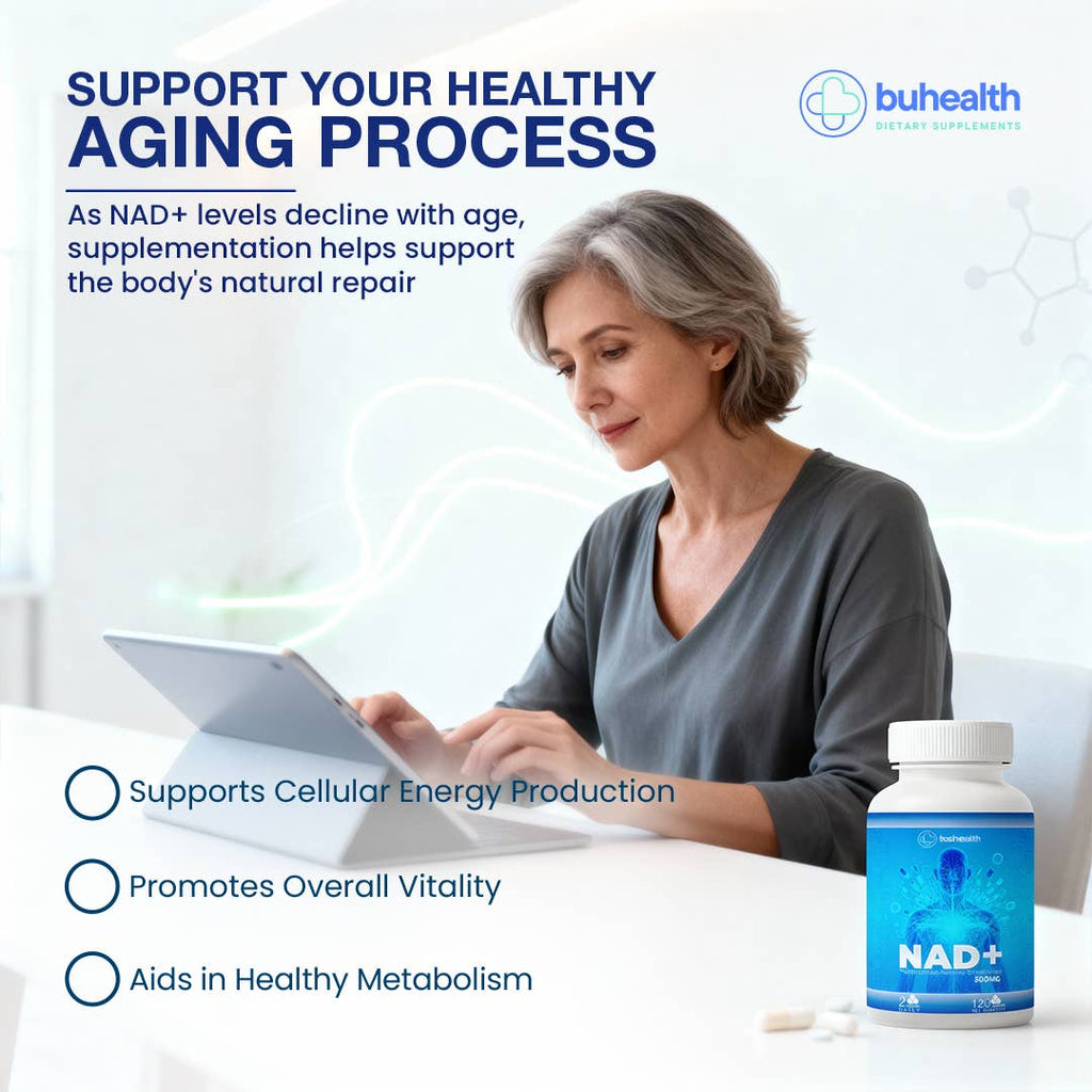 NAD+ 500 mg Capsules | Nicotinamide Adenine Dinucleotide