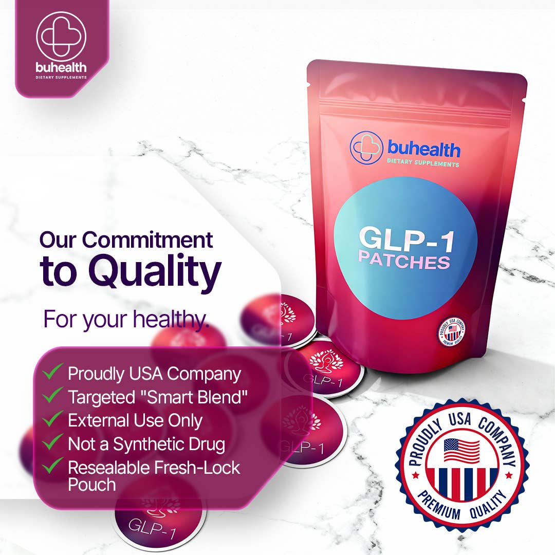 GLP1 Patches, 30 pack, Made in USA
