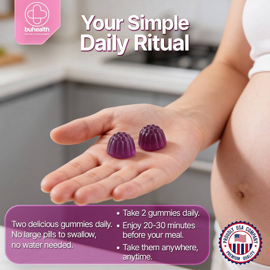 Prenatal Vitamin Gummies – 60 Count & 800 mg