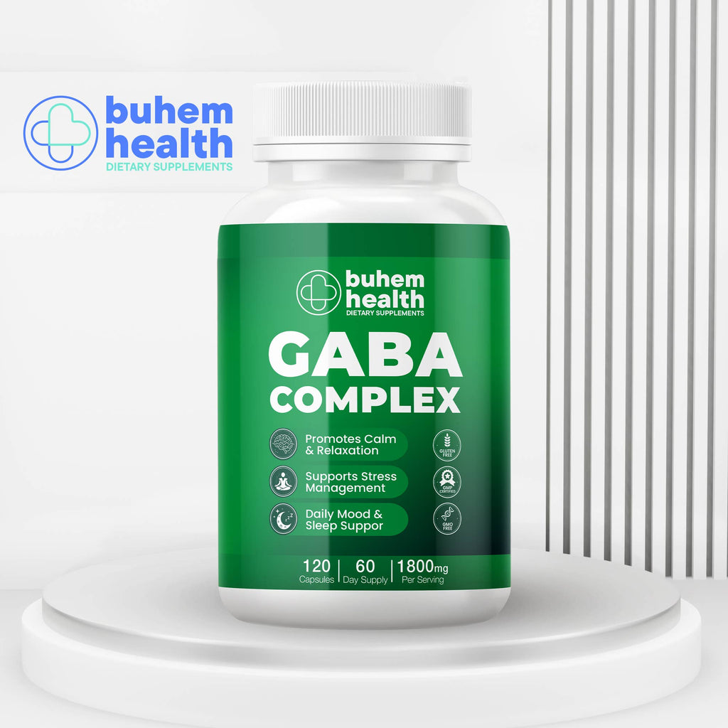 Buhem Health GABA Complex 1800mg - 120 Capsules